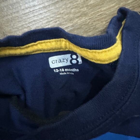 Crazy 8 Baby 12-18M “Thar She Blows” Whale Long Sleeve Shirt - Picture 3 of 4